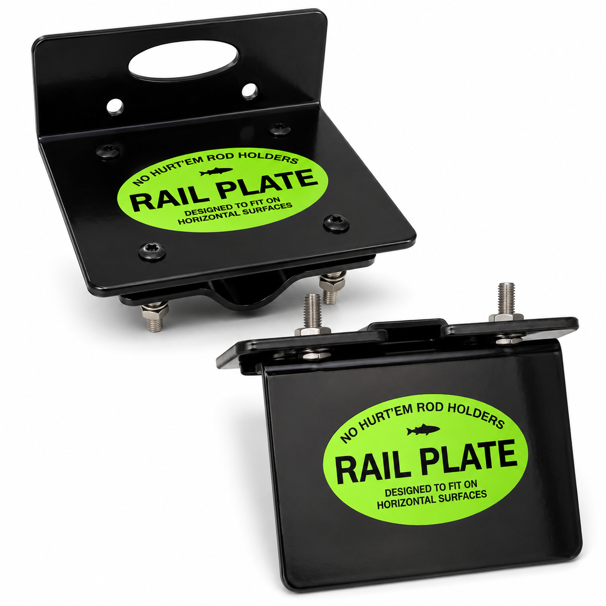 Rail Plate Rod Holders
