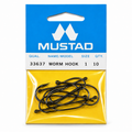 Mustad Worm Hook Size 1