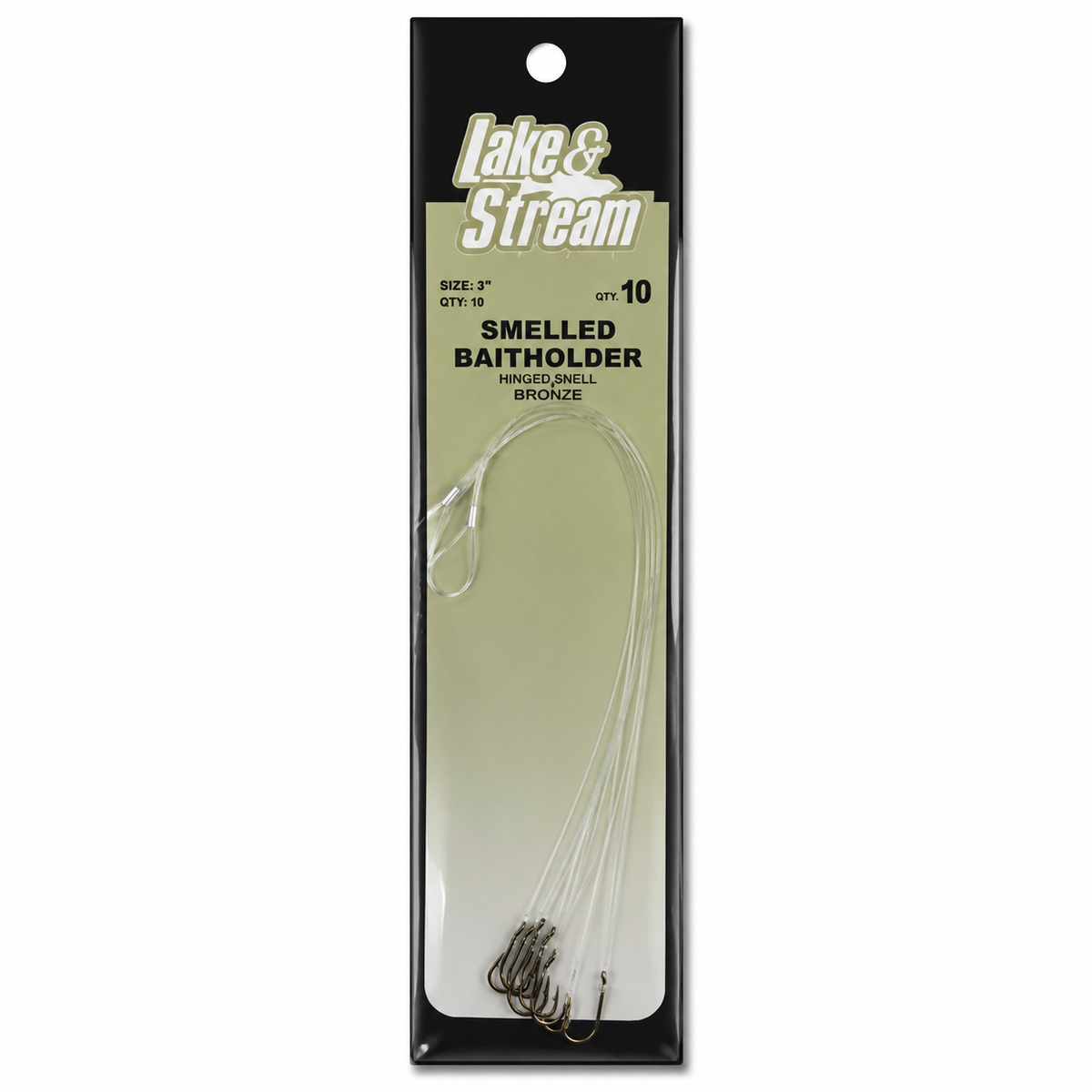 Lake & Stream Snelled Baitholder Size 10
