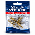 Twisted Barrel Swivels Size 12 8pk