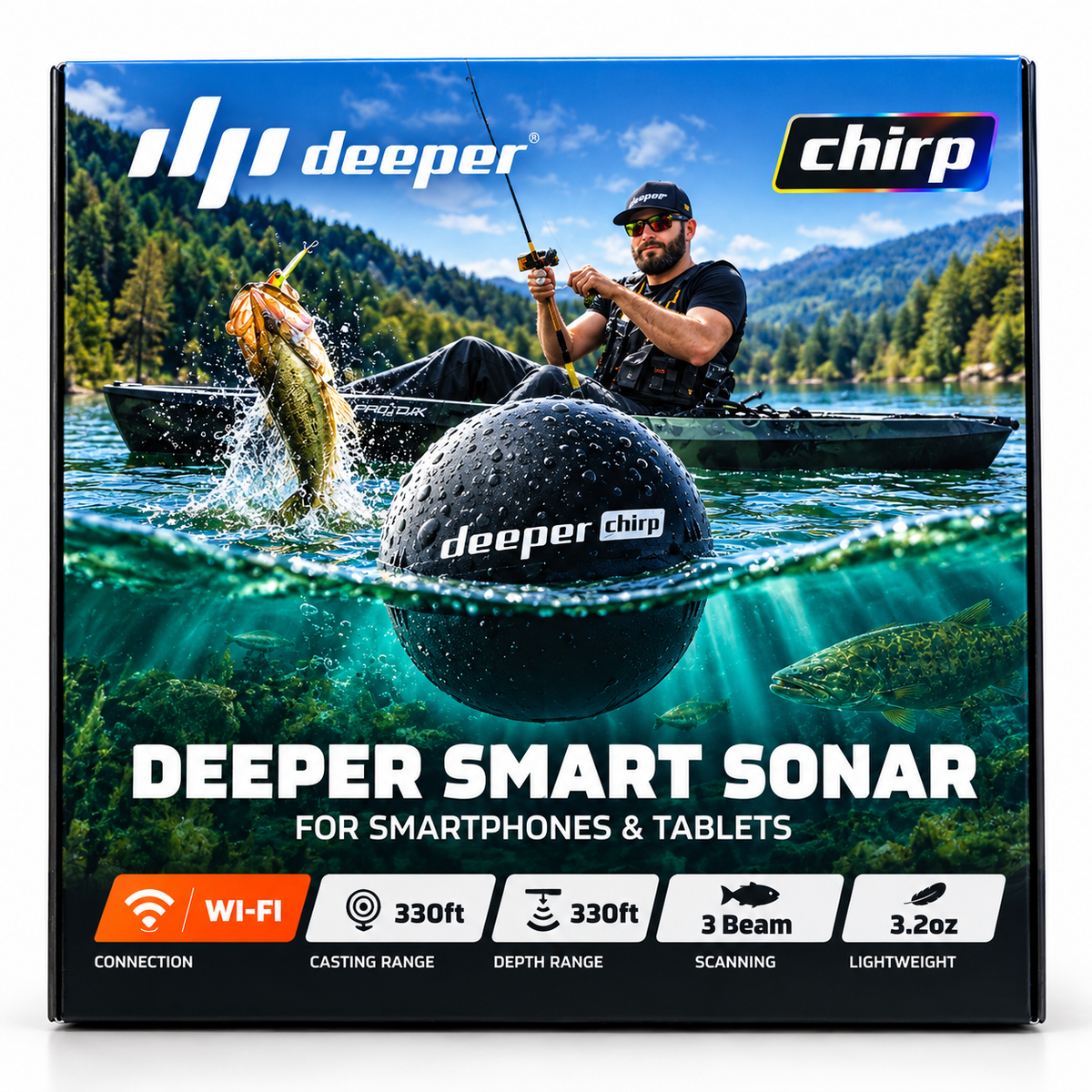 Castable Chirp Sonar