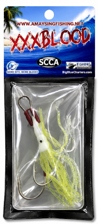 XXXBLOOD Assist Squid Glow Hooks